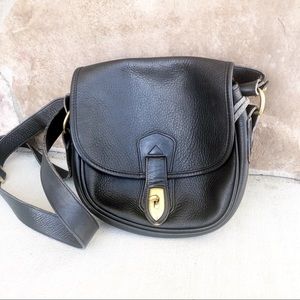 Vintage Dooney & Bourke Flap Saddle Bag Crossbody